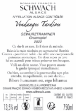 Exception <br> Vendanges Tardives Gewurztraminer Gruenspiel - certifié agriculture biologique – Image 3